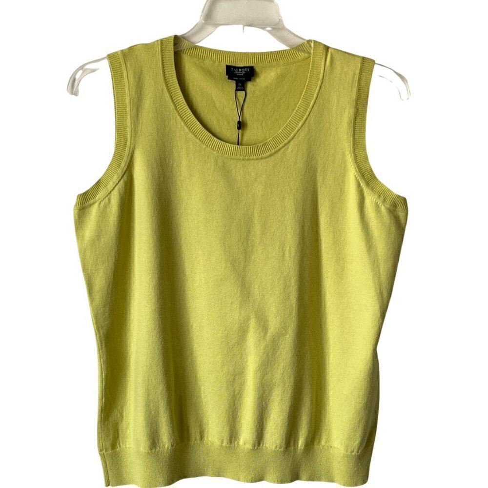NEW Talbots Woman Sleeveless Tank / Sweater Top, Size 1X